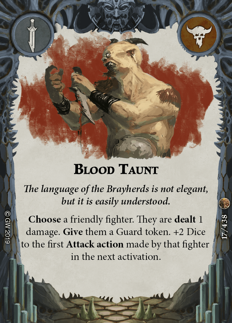 Blood Taunt