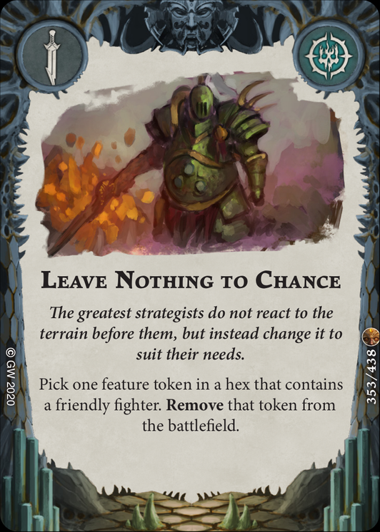 Leave Nothing to Chance