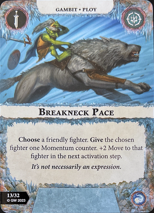 Breakneck Pace