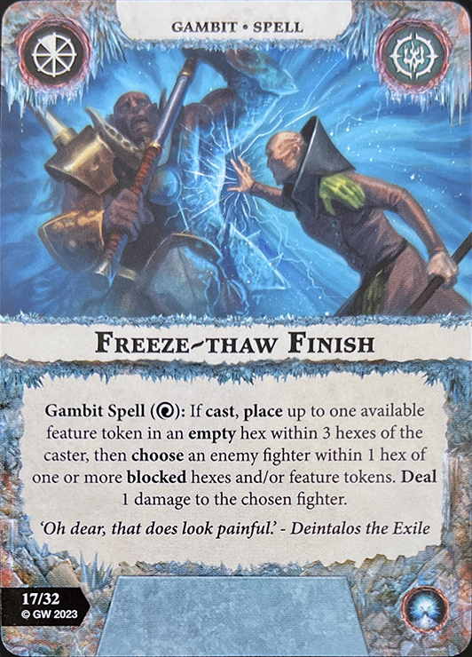 Freeze-thaw Finish