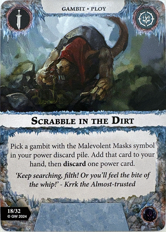 Scrabble in the Dirt