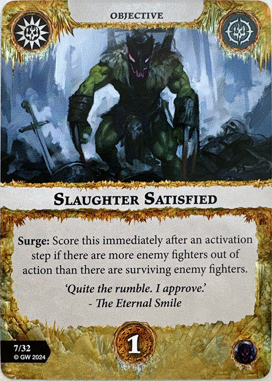 Slaughter Satisfied