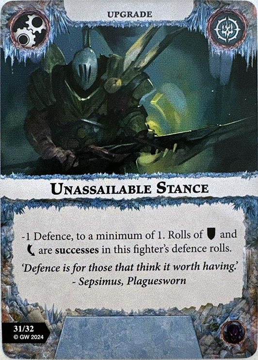 Unassailable Stance