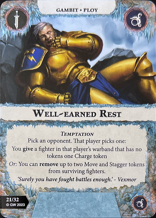 Well-earned Rest