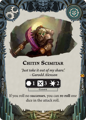 Chitin Scimitar