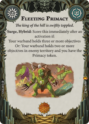 Fleeting Primacy