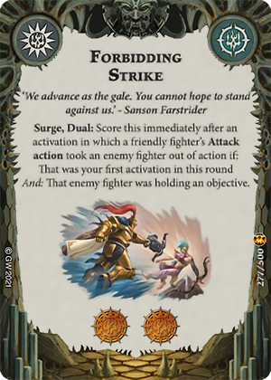 Forbidding Strike