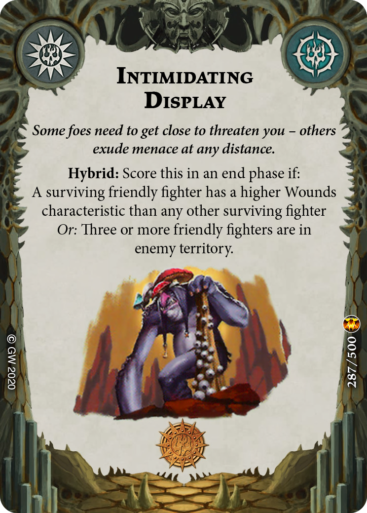 Intimidating Display