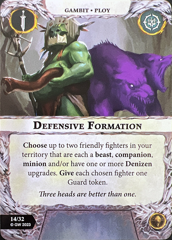 Defensive Formation
