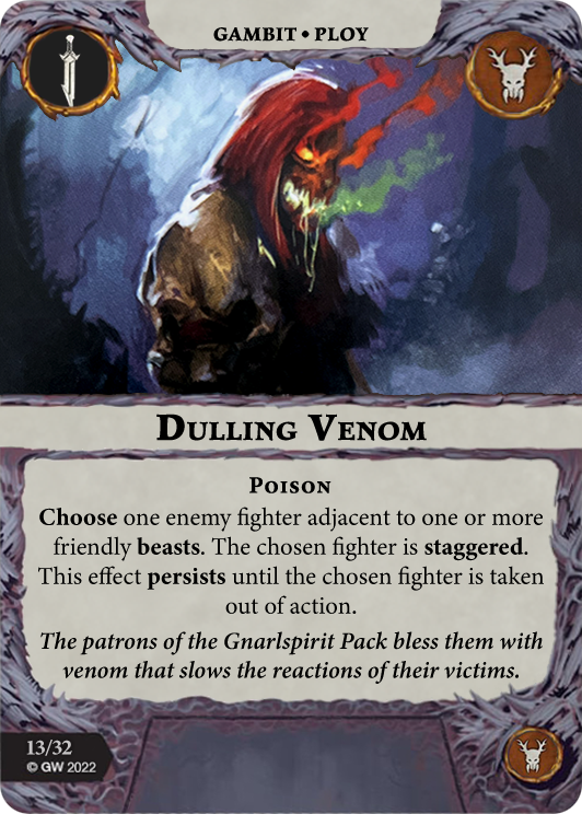Dulling Venom