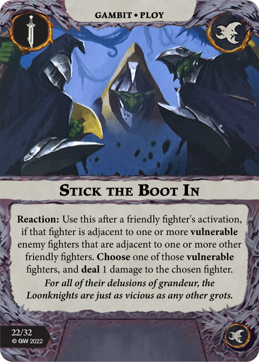 Stick the Boot In