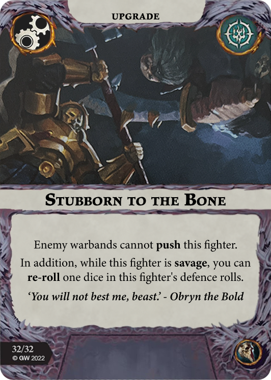Stubborn to the Bone