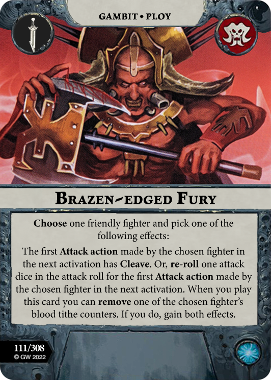 Brazen-edged Fury
