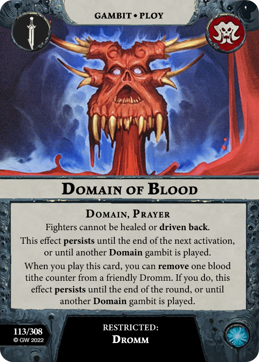 Domain of Blood