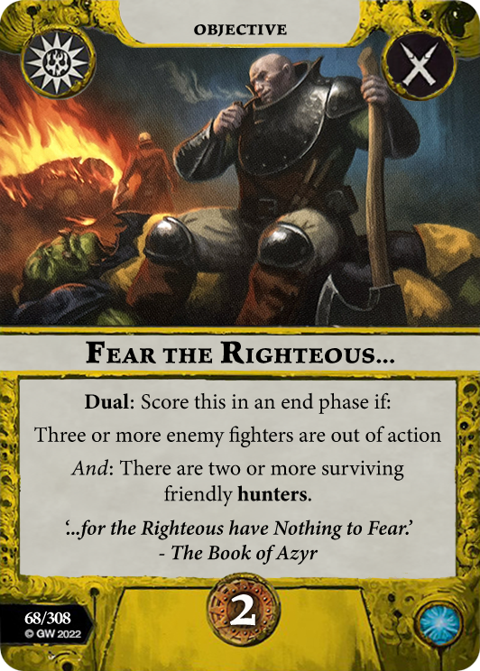 Fear the Righteous...