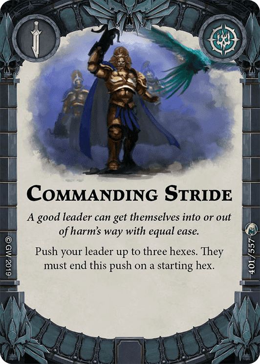 Commanding Stride