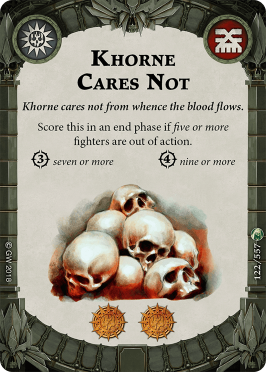 Khorne Cares Not