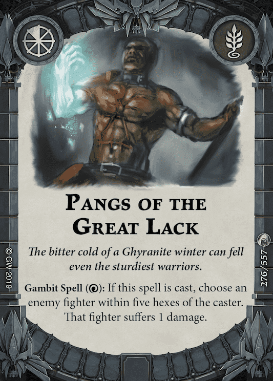 Pangs of the Great Lack