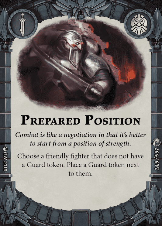 Prepared Position