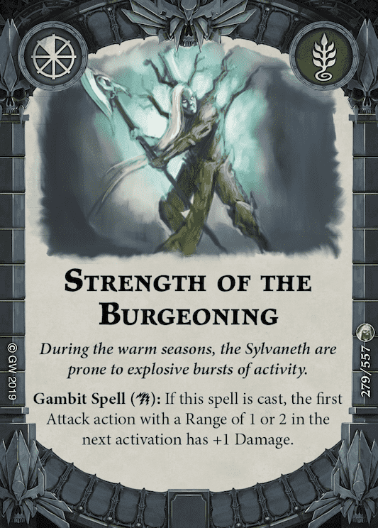 Strength of the Burgeoning