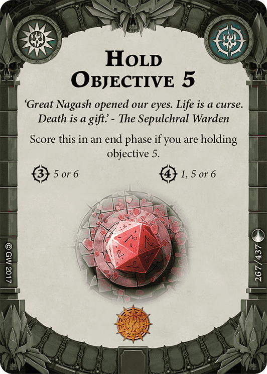 Hold Objective 5