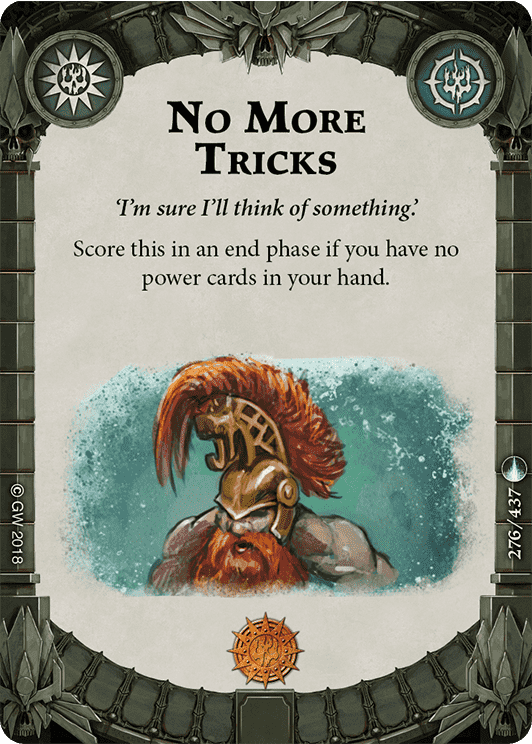 No More Tricks