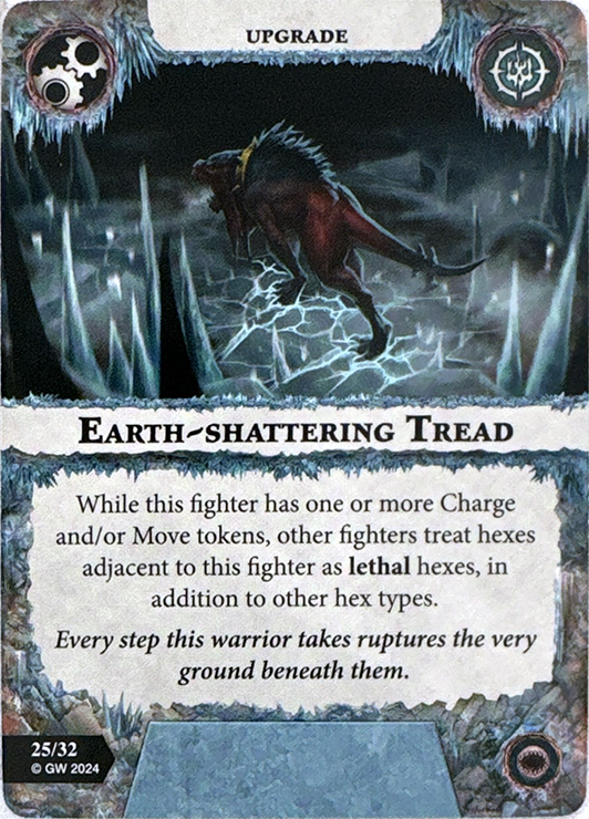 Earth-shattering Tread