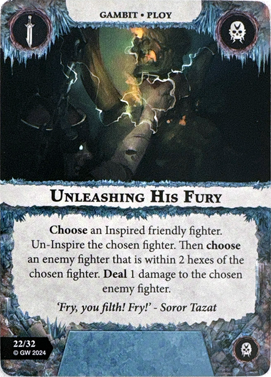 Unleashing His Fury