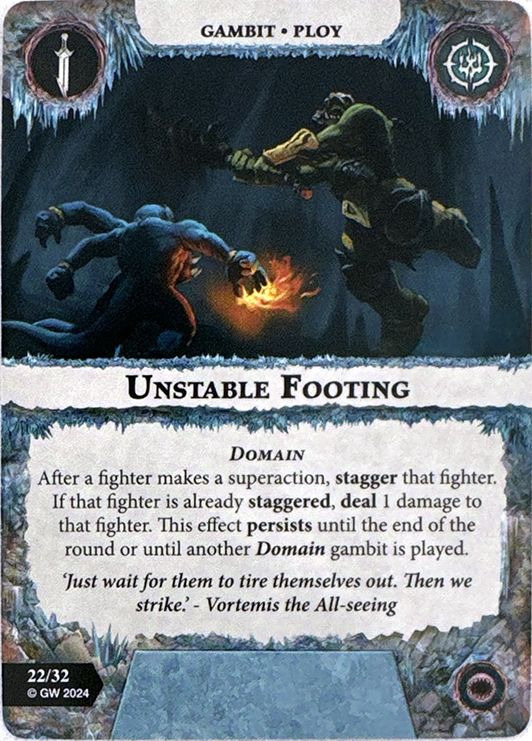 Unstable Footing