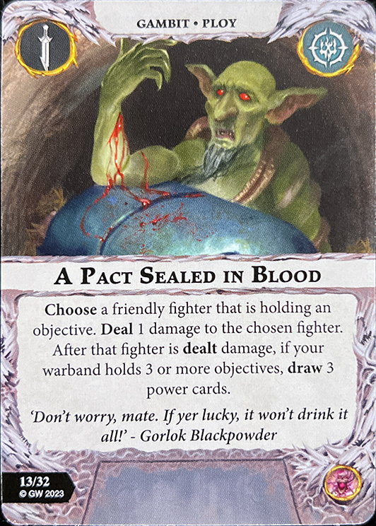 A Pact Sealed in Blood