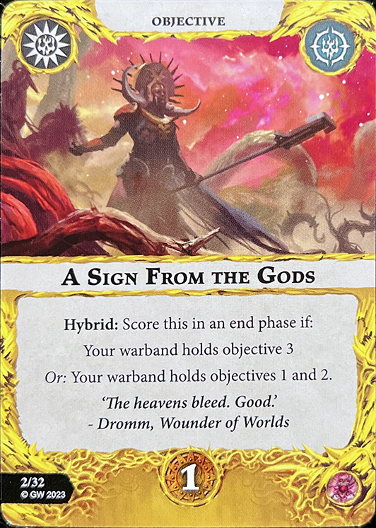 A Sign From the Gods