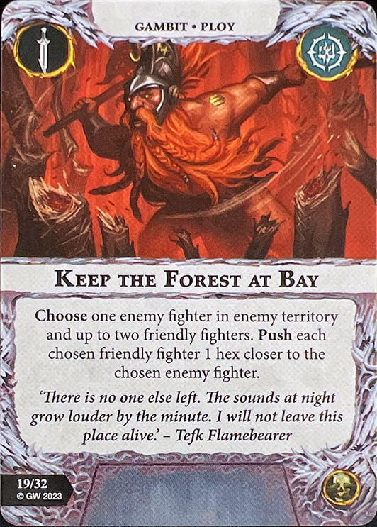 Keep the Forest at Bay
