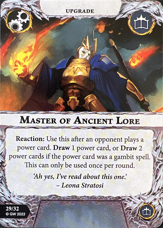 Master of Ancient Lore