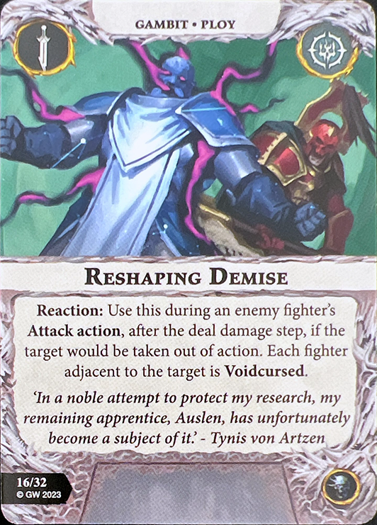 Reshaping Demise