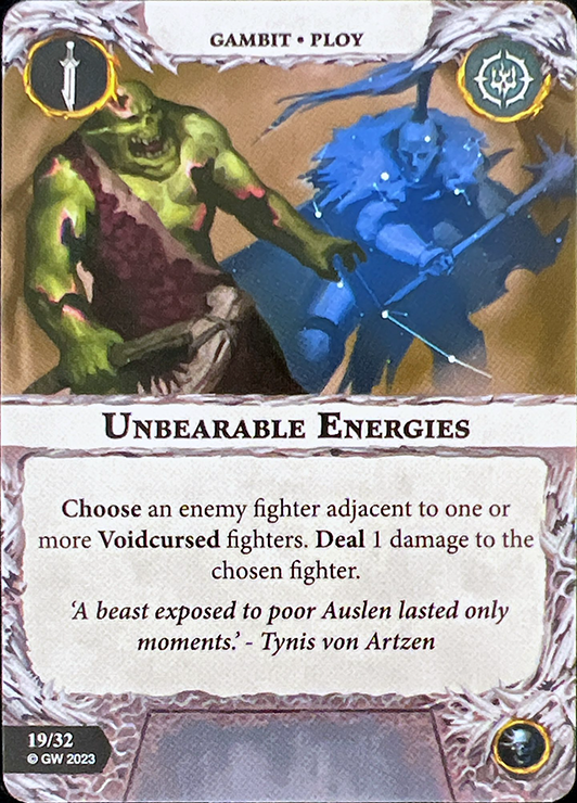 Unbearable Energies