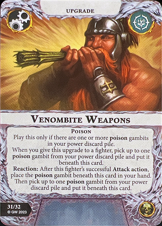 Venombite Weapons